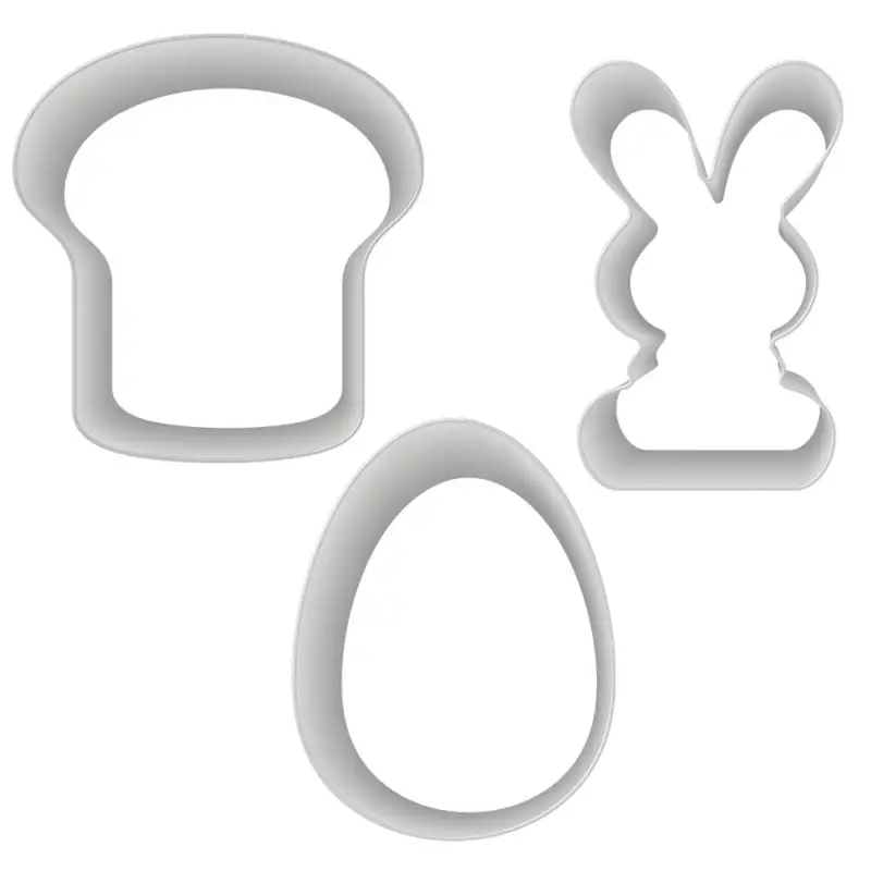 Форма для печенья, набор 3 шт, "Светлая Пасха"