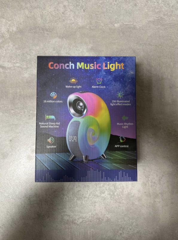 Ночник детский с подсветкой и колонкой Улитка