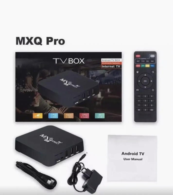 Смарт ТВ приставка MX Pro 4K 8/128 Wi-Fi