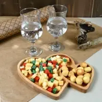 Менажница Два сердца 2 ячейки