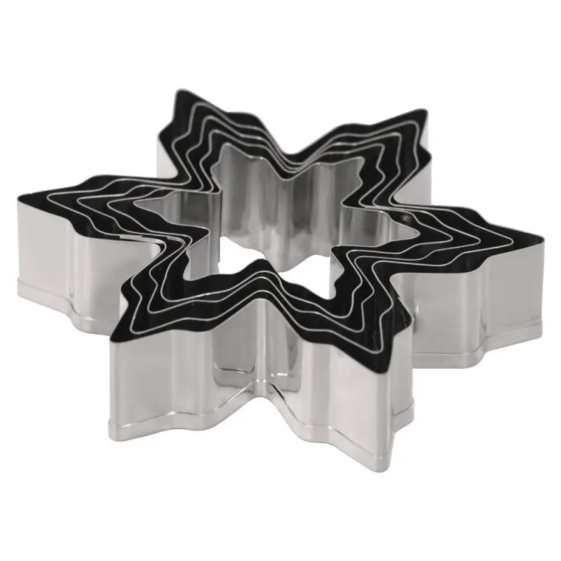 Набор кулинарных форм Снежинки 5 шт