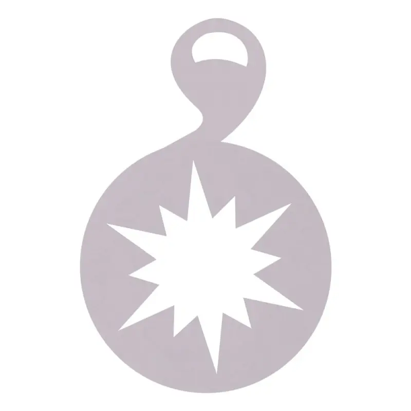 Трафареты для кофе набор 4 шт