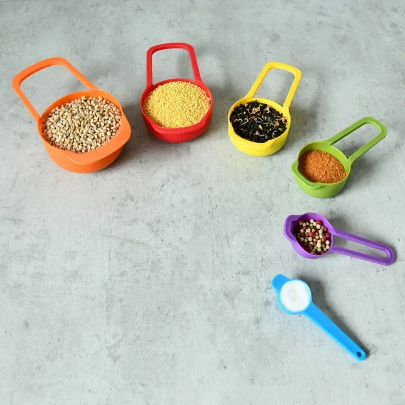 Мерные ложки Радуга 6 шт