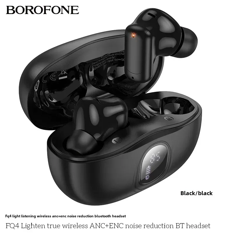 Беспроводные наушники BOROFONE FQ4 черные Беспроводные наушники BOROFONE FQ4 черные