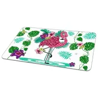 Доска разделочная Подставка под горячее Фламинго 18х28см (ассортимент)