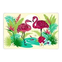 Доска разделочная Подставка под горячее Фламинго 18х28см (ассортимент)