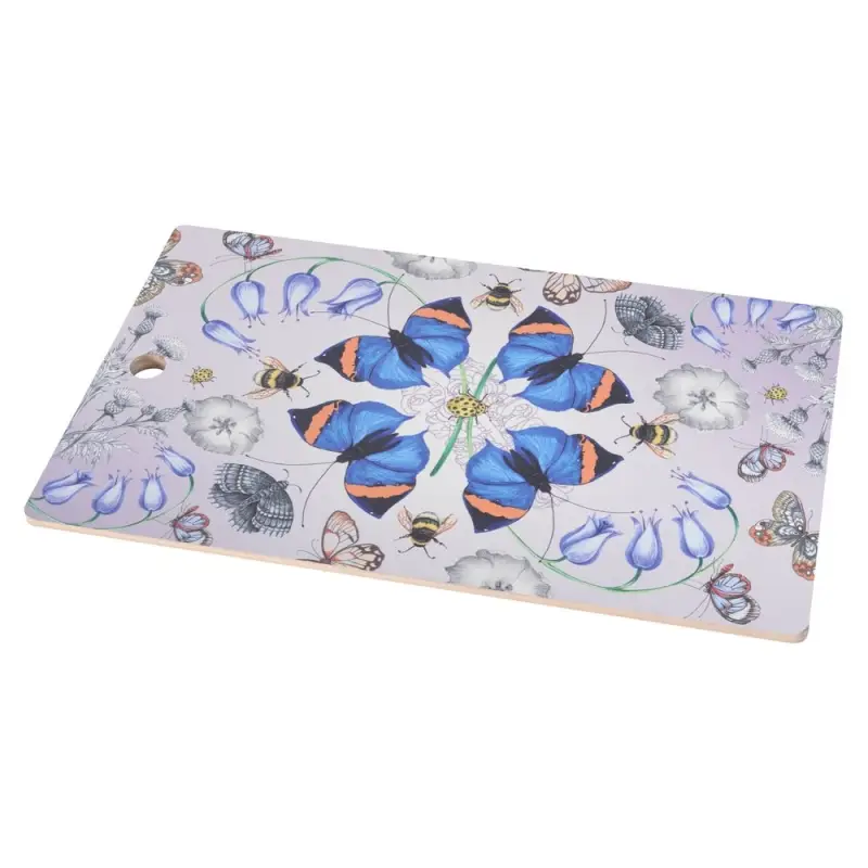 Разделочная доска Бабочки 29х17см (ассортимент)