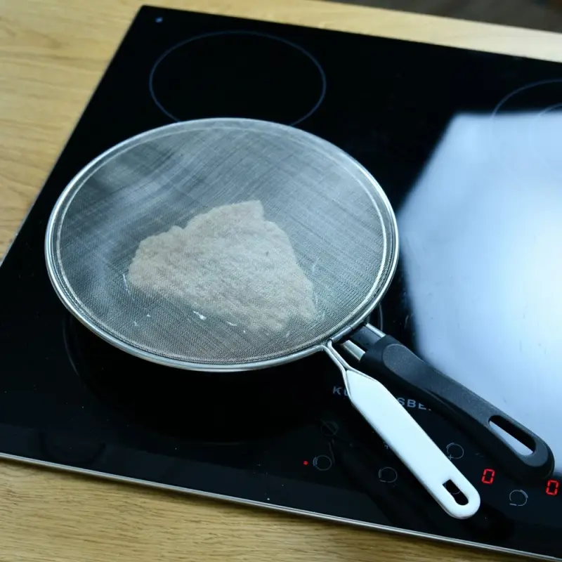 Сито плоское с ручкой Экран от брызг диаметр 24см