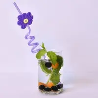 Трубочки для коктейля Гавайская вечеринка 4 шт