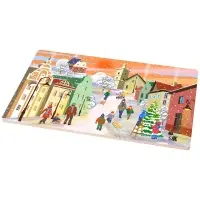 Разделочная доска Зимние города 29х17см (ассортимент)