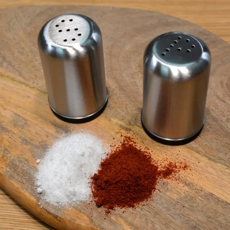 Баночки для специй 2 шт солонка и перечница Спайси высота 6,7см