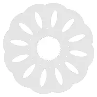 Трафареты для торта набор 6 шт диаметр 17,5 см