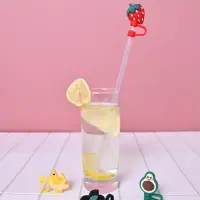 Колпачки для коктейльных трубочек Фруктик 4 шт