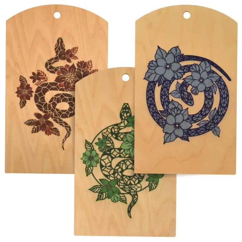 Доска разделочная Гарафена 17х29 см (ассортимент)