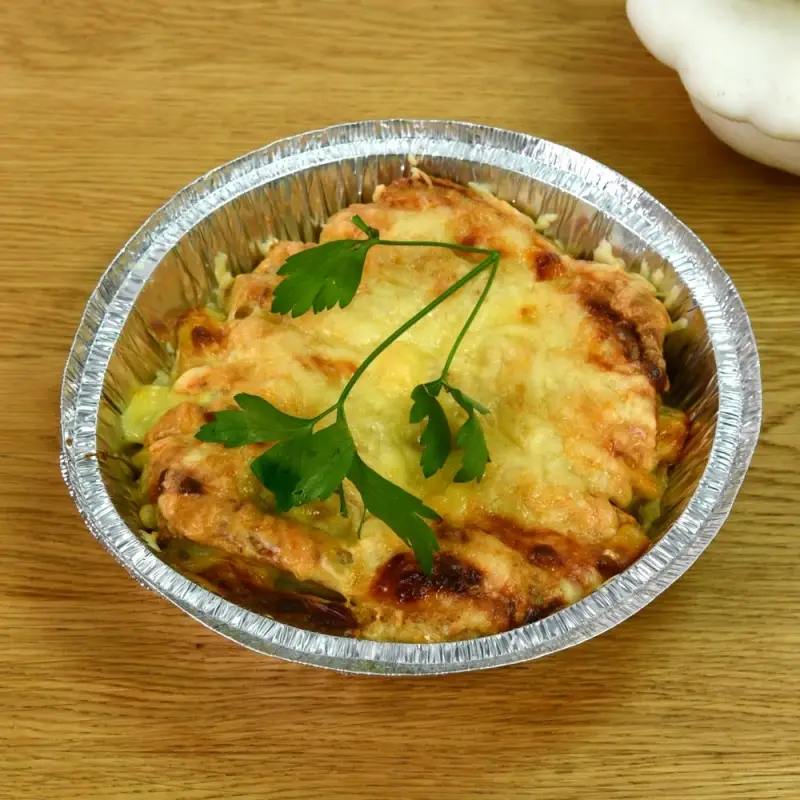 Формы для выпечки одноразовые 3 шт, диаметр 17см, высота 4см, 770мл