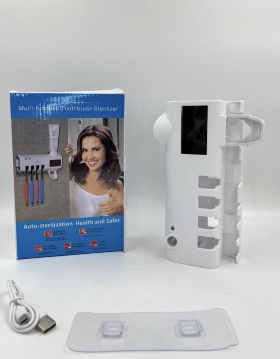 Держатель зубных щеток с дозатором пасты