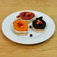 Форма для выпечки "Фрукты", набор 3 шт