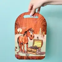 Доска разделочная Савраска 29х18см (ассортимент)