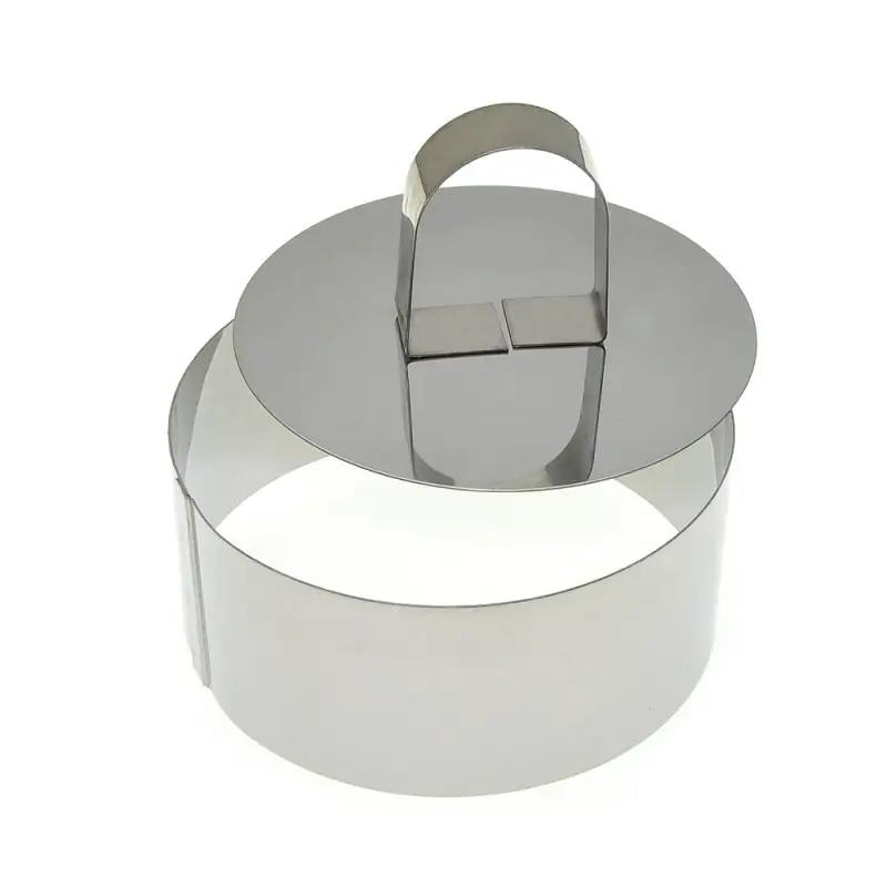 Кулинарная форма "Круг" с крышкой-прессом