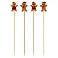 Шпажки для канапе Пряничный человечек 20 шт