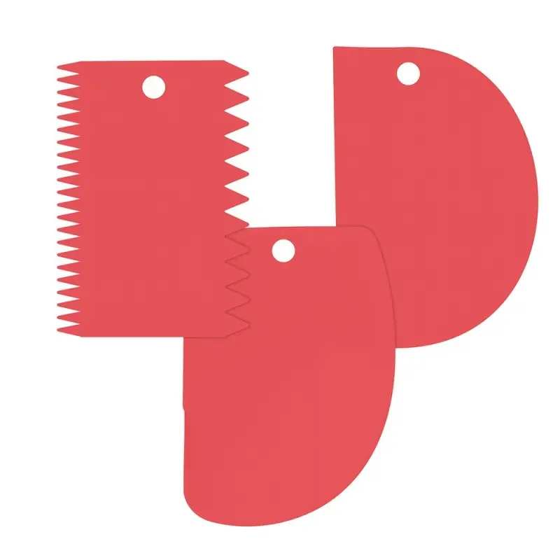 Шпатель кондитерский набор 3 шт (ассортимент)