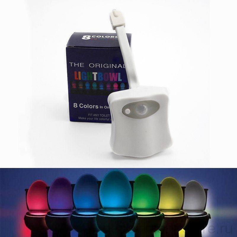 Светильник для туалета с датчиком