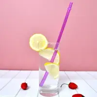 Трубочки для коктейля Блестки 6 шт