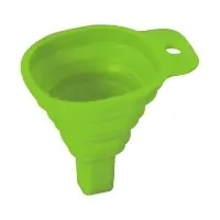 Воронка складная силиконовая 8х6,5х7 см (ассортимент)