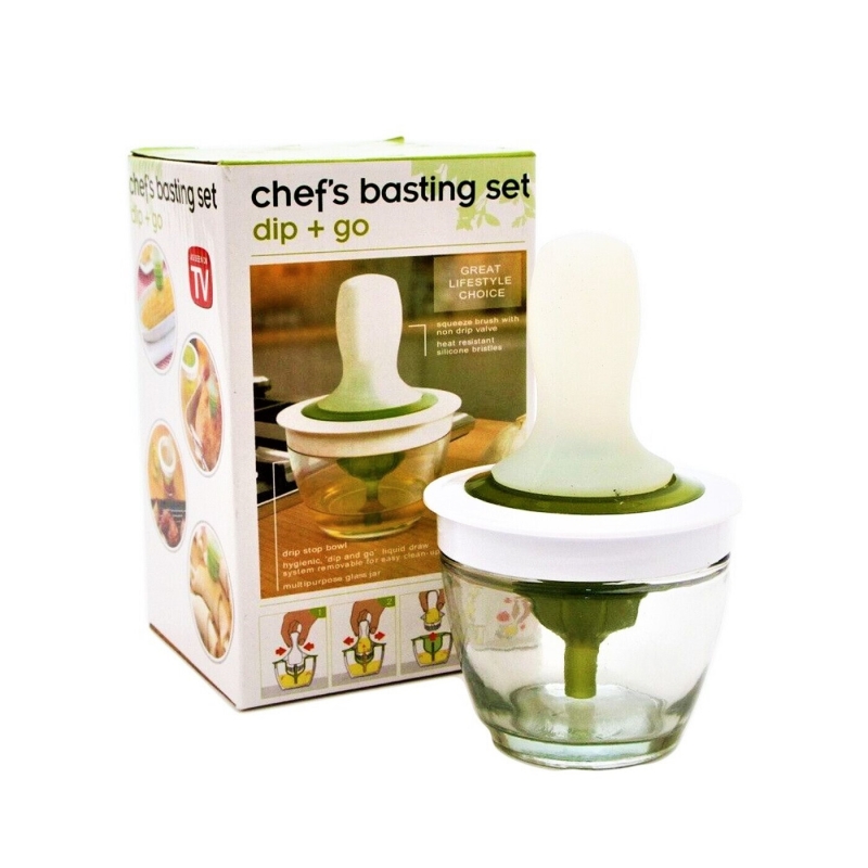 Емкость для масла с кисточкой