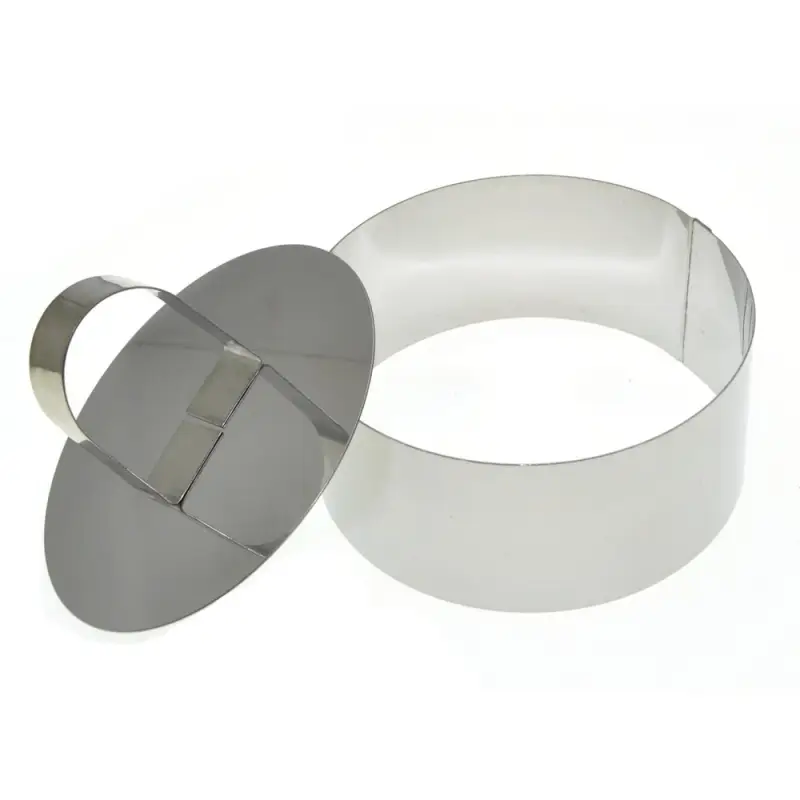 Кулинарная форма "Круг" с крышкой-прессом