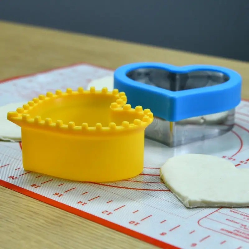 Форма для печенья, набор 2 шт, "Сердечный дуэт"