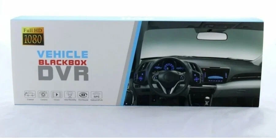 Зеркало-видеорегистратор с передней и задней камерой