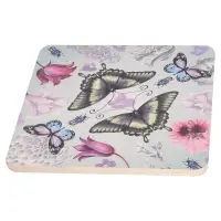 Подставка под горячее Бабочки 14х14см (ассортимент)