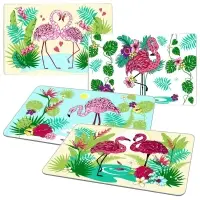 Доска разделочная Подставка под горячее Фламинго 18х28см (ассортимент)