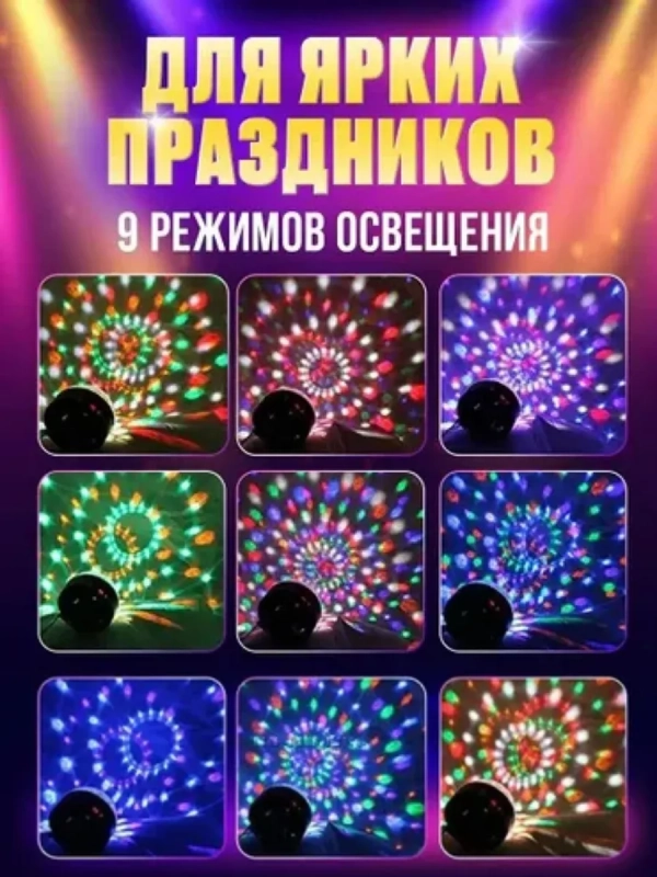 Проектор диско шар для дискотеки Проектор диско шар для дискотеки