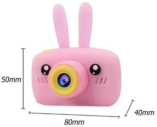Детский цифровой фотоаппарат 3в1 Зайчик Детский цифровой фотоаппарат 3в1 Зайчик