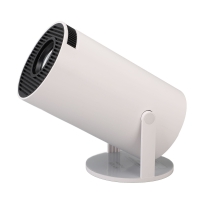 Мини-проектор 4K Smart с автоматической коррекцией трапецеидальных искажений белый