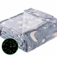 Светящийся детский плед (цвет в ассортименте)