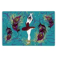 Разделочная доска подставка под горячее Карнавал 18х28см (ассортимент)