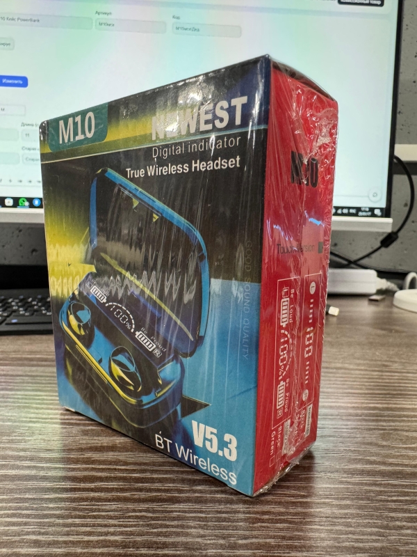 Беспроводные наушники М10 Кейс PowerBank