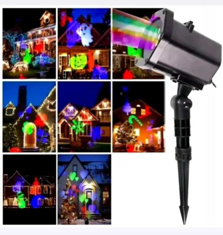 Рождественский светодиодный проектор (цвет в ассортименте)