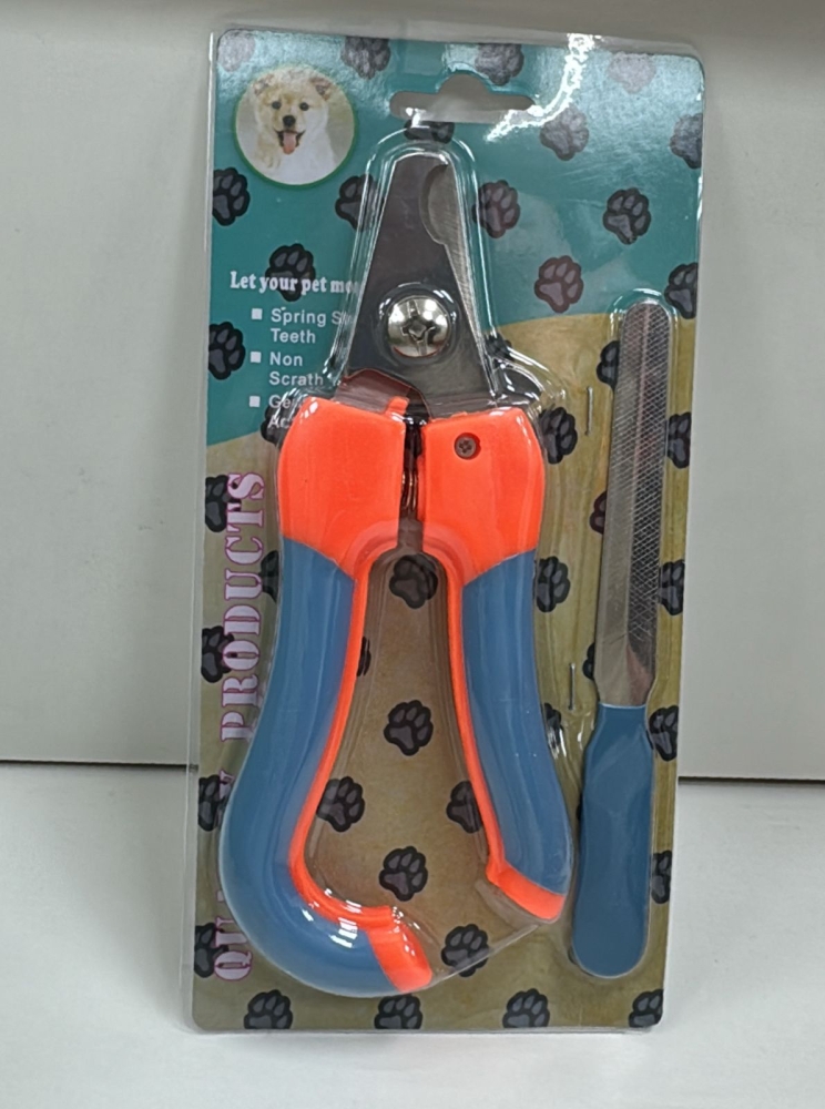 Когтерезка и пилочка (цвет в ассортименте)