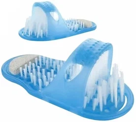 Массажный тапочек щетка для чистки и мытья ног