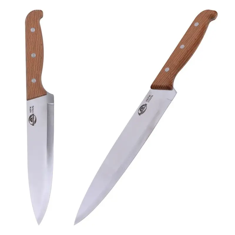 Нож кухонный Наше Ретро Шеф лезвие 19см