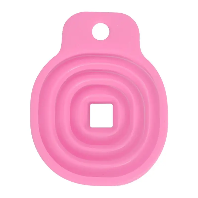 Воронка складная силиконовая 8х6,5х7 см (ассортимент)