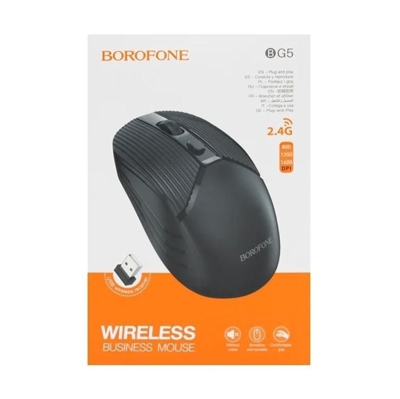 Мышь беспроводная Borofone BG5 Мышь беспроводная Borofone BG5