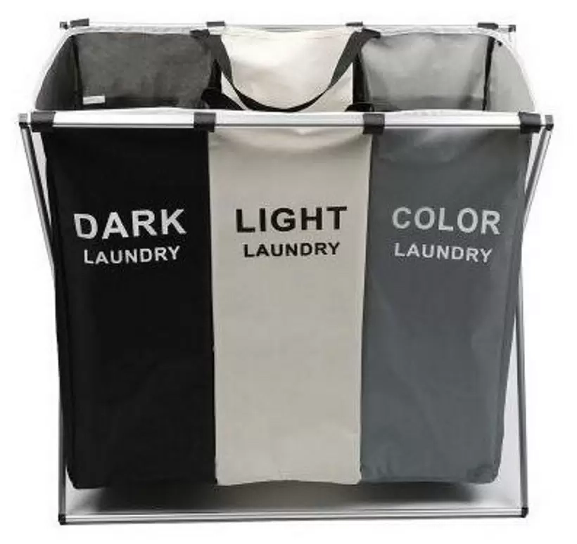 Корзина для белья с сортировкой по цвету