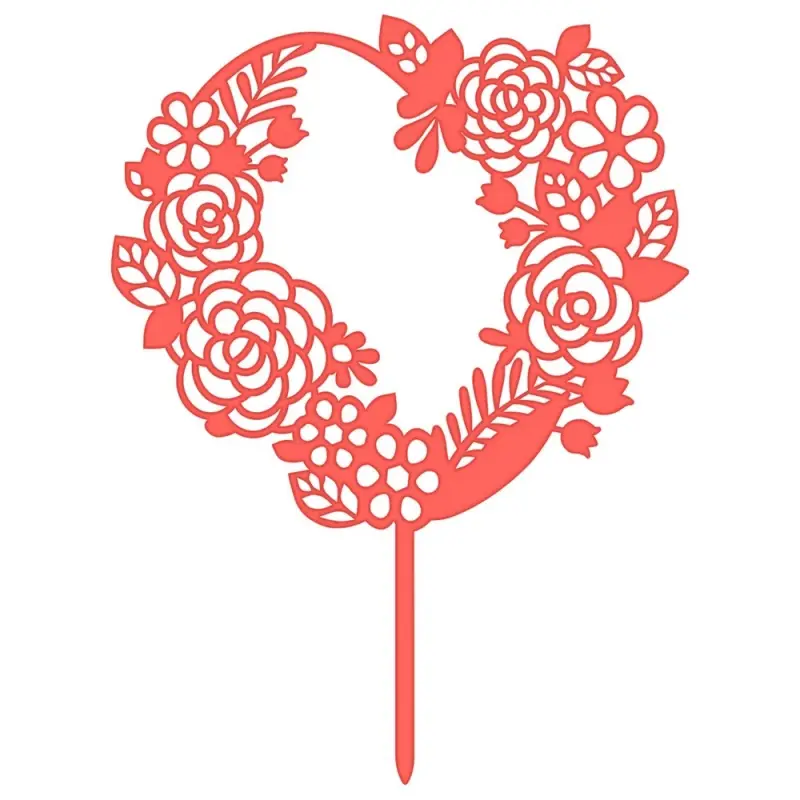 Топпер для украшения Сердце