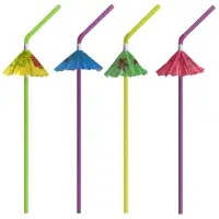 Трубочки для коктейля Зонтики 12шт