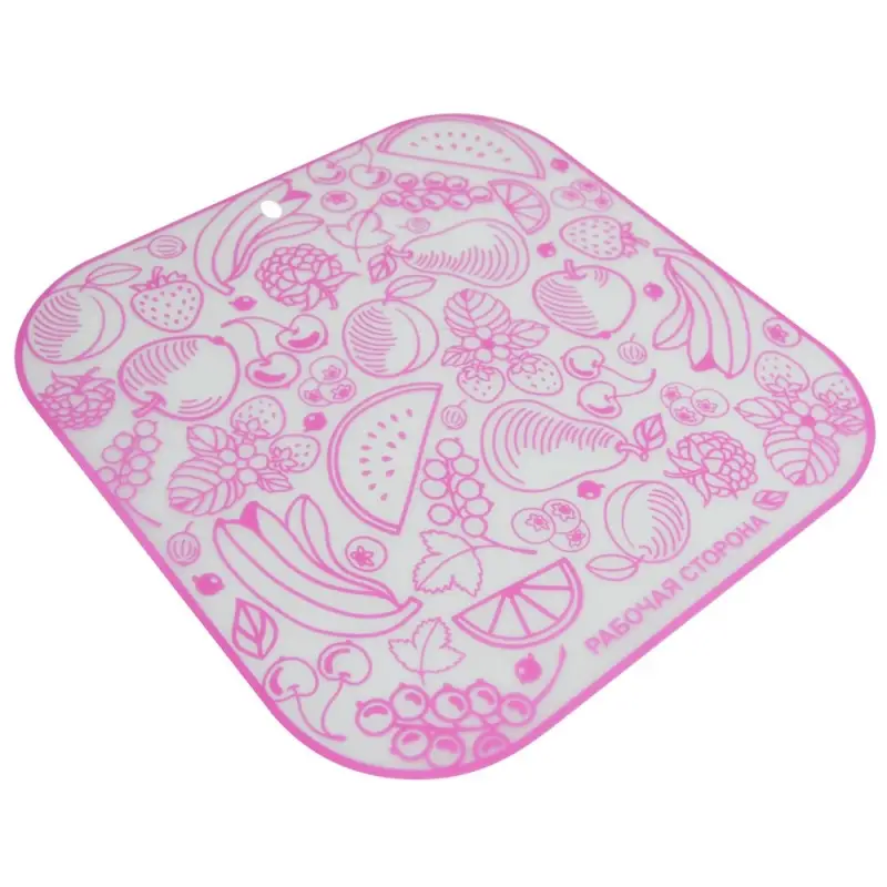 Доска разделочная Фрукты 28х28 см